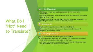 ESOL Overview for Mainstream Teachers 25 26 Safe Schools