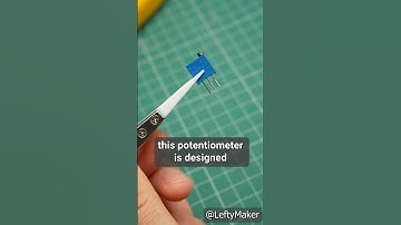 What are blue potentiometers for? #electronics