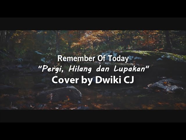 Remember Of Today - Pergi Hilang dan Lupakan | Cover by Dwiki CJ class=