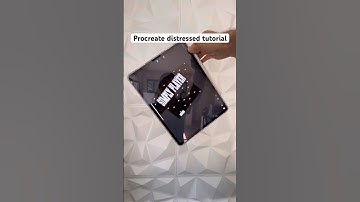 PROCREATE DISTRESSED TUTORIAL #procreate #clothingbrand #shorts