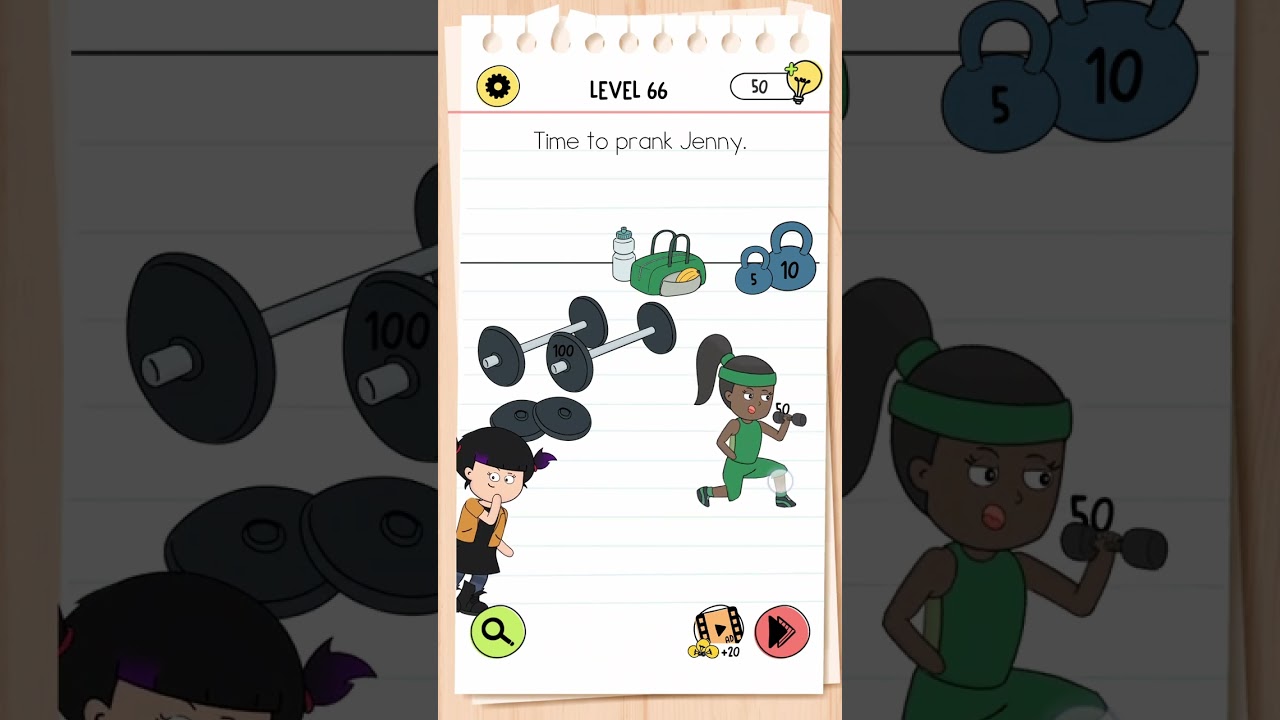 Brain Test 4: Tricky Friends - Level 66 Answer