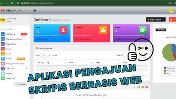Aplikasi Pengajuan Judul Skripsi Berbasis Web #PHP #Bootstrap