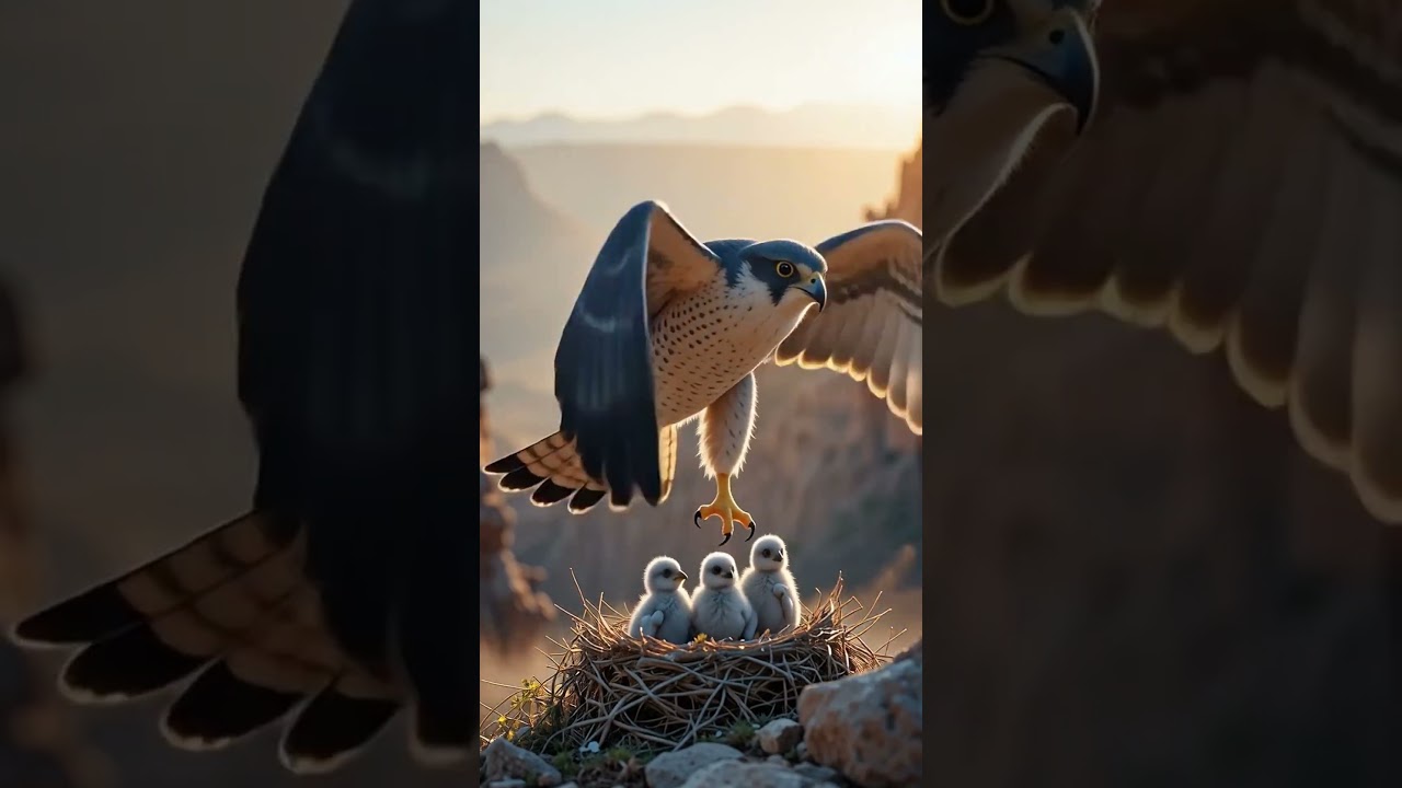 Bunny Raised a Falcon After Her Mom Died 😭🦅 | She Saved Him From a Hawk - 1 