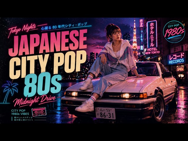 1980年代 シティポップ 🚗 東京ナイトドライブ | Japanese City Pop
