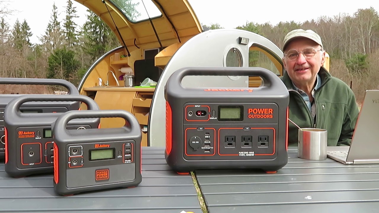 Jackery 1000 Review Teardrop trailer Vistabule YouTube