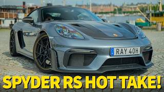M3 owner reviews 718 Porsche Spyder RS: Hot take!