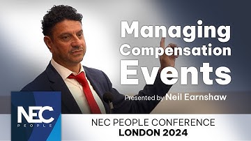 8. Managing Compensation Events | NEC People Conference London 2024
