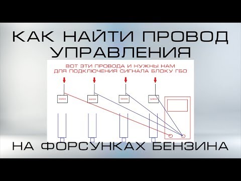 Как найти провод управления ( минус ) на бензиновых форсунках ?