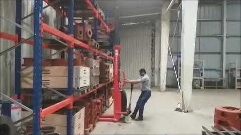 Technolift Semi Electric Stacker Video