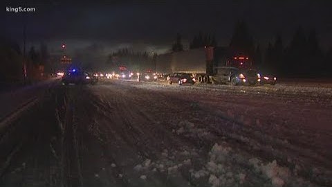 Arctic blast dumps lowland snow north of Seattle