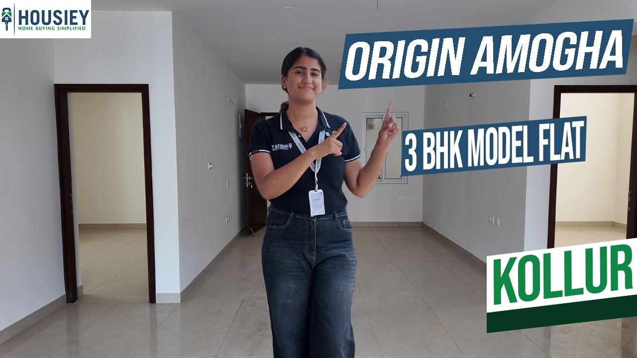 Amogha By Origin | Luxury 3BHK Model Flat Tour At Kollur Hyderabad ...
