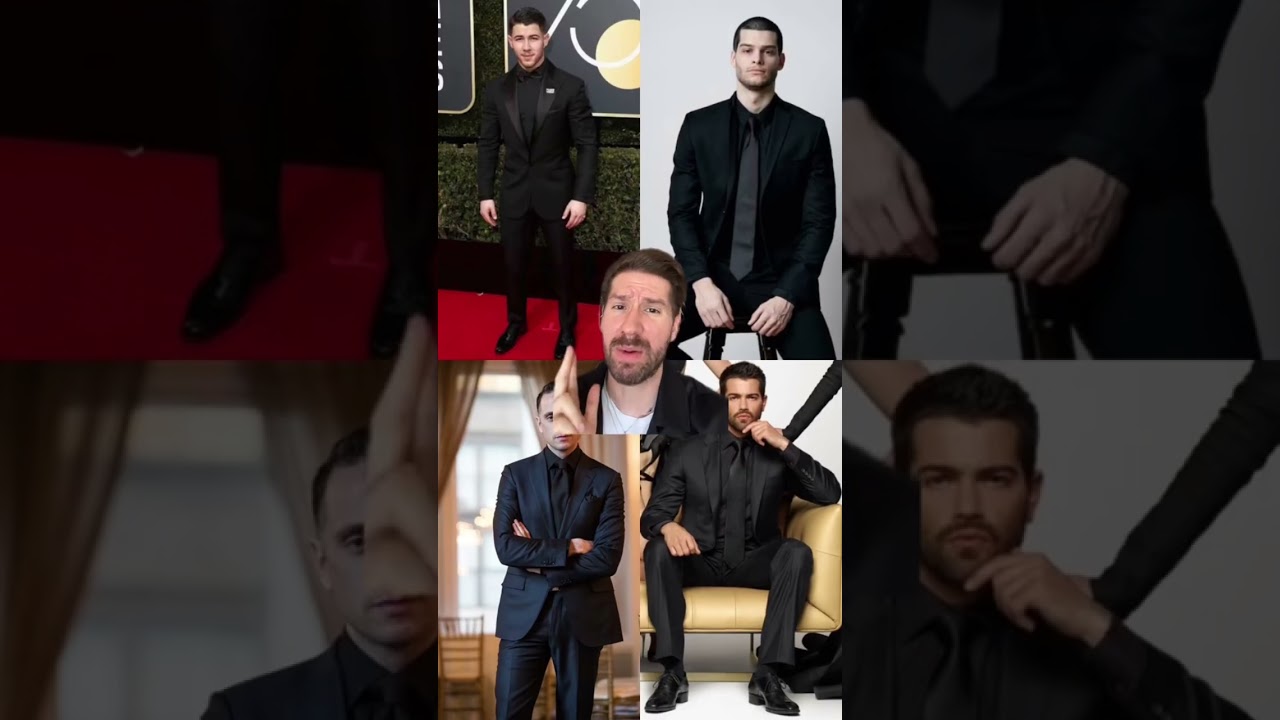 Errores al vestir CAMISA NEGRA Para Hombres 