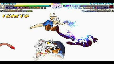 Mugen Random Battles: Rocko and Danger mouse vs Aavadark and Count Duckula