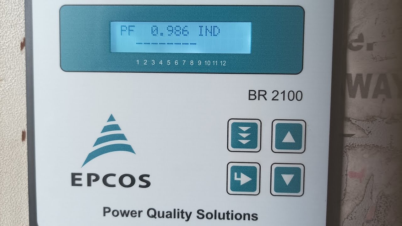 epcos power factor controller BR 2100 setting @vijay technical guruji ...