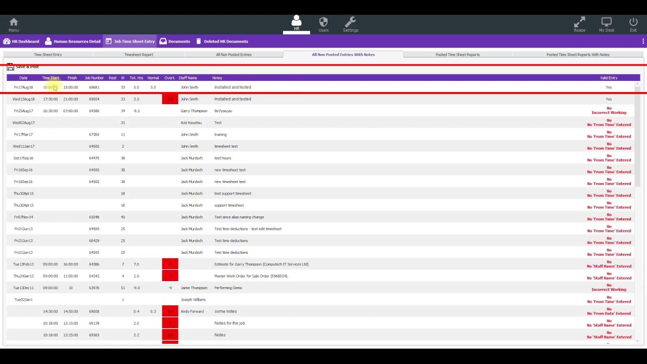 new synergize timesheet app into bme timesheet recording in hr