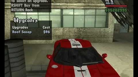 GTA San Andreas Car Mods: Tuning Kits Part 2