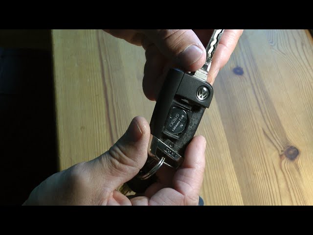 Golf 7 Schlüssel Batterie wechseln - so einfach geht es 