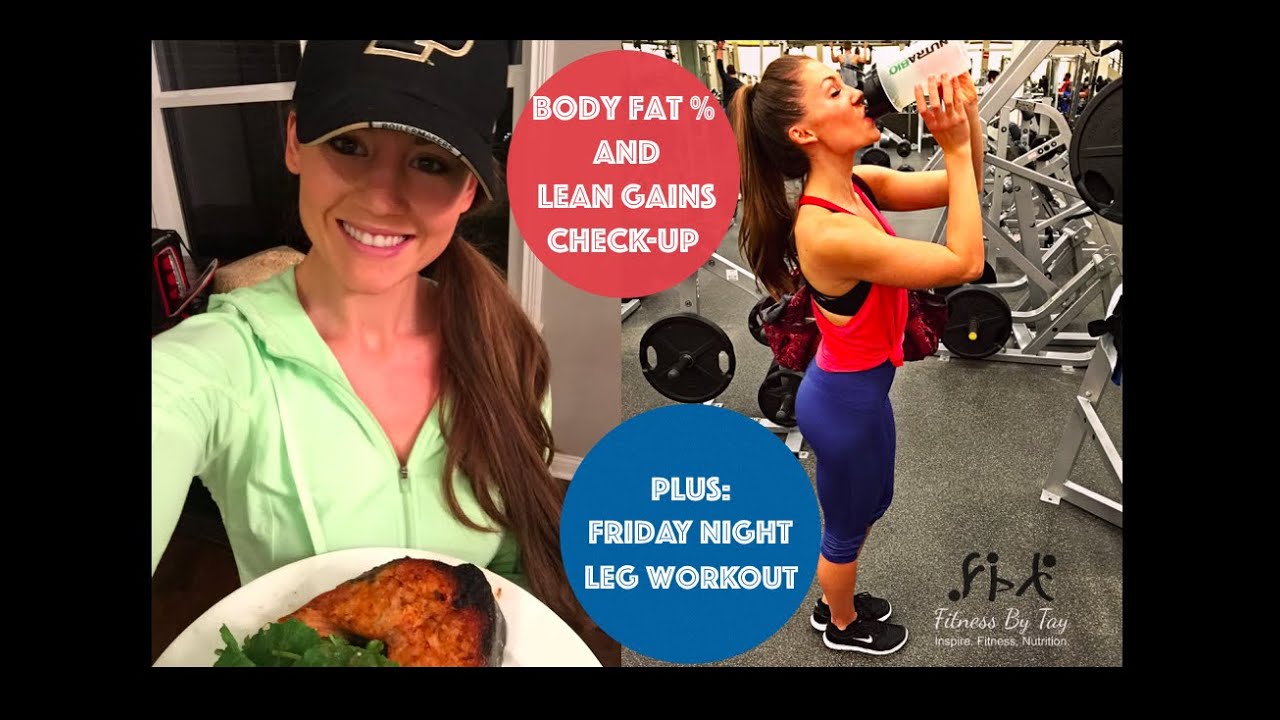 Body Fat Percentage & Lean Body Mass Check Up & Friday Night Leg Gains Workout - YouTube