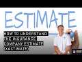 How to Understand the Insurance Company Estimate