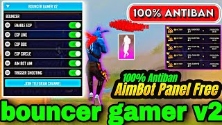 OB52 NEW ANTIBAN UPDATE MOD MENU APK  | BOUNCER GAMER V2 | 100% CS / BR RANK WORKING | ✅️ screenshot 3