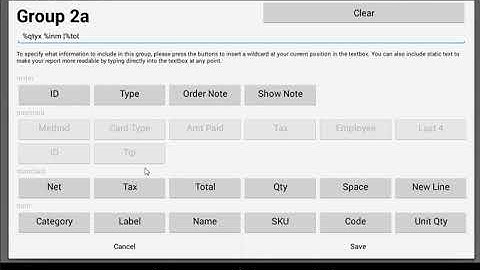 Clover App Custom Reports - 6. Multi-Level Grouping