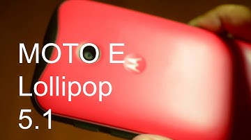 Android 5.1 Lollipop Update And Review on Moto E (HD)