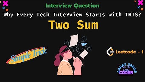 Two Sum - Leetcode 1 - Python - In HINDI