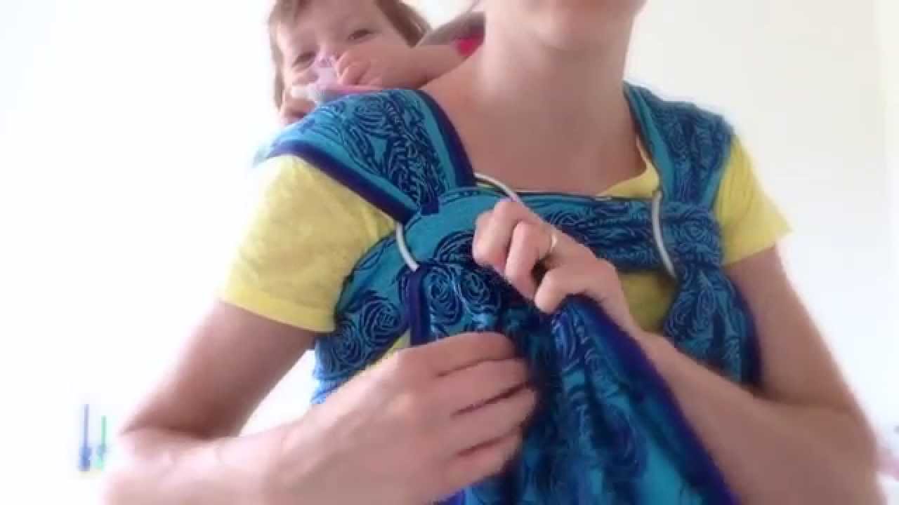 Double Hamac Dos avec écharpe courte - finition deux anneaux