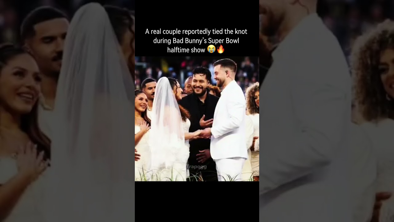 Only Bad Bunny could turn halftime into a real love story 🥹🔥…