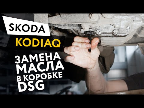 Замена масла и фильтра в роботизированной коробке передач DSG Skoda Kodiaq 1,4