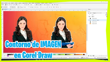 CorelDRAW  Cómo poner contorno a una imagen 2022  Como poner borde a una imagen