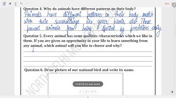 Class 4 Week2 EVS worksheet solution (15/4/21) Topic: