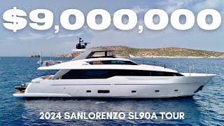 2024 Sanlorenzo SL90A | 28m Motor Yacht For Sale — Full Tour