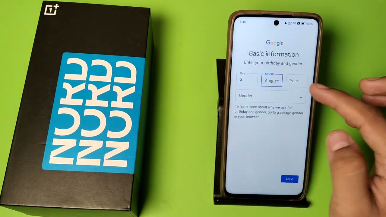 OnePlus Nord 4 5G: создание учетной записи Google — как создать идентификатор Google на OnePlus o...