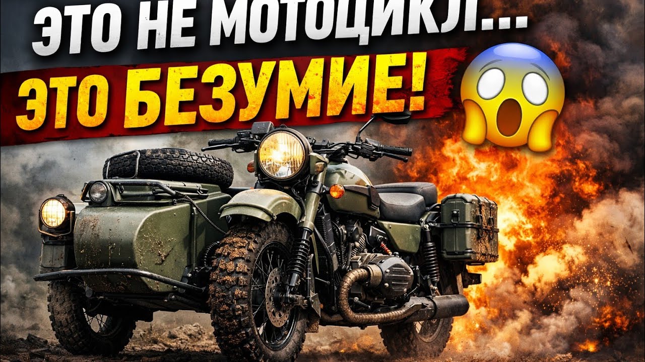 ЭТОТ МОТОЦИКЛ СЛОМАЛ ВСЕ ПРАВИЛА! 😱 Ural Gear Up | Auto Rus X