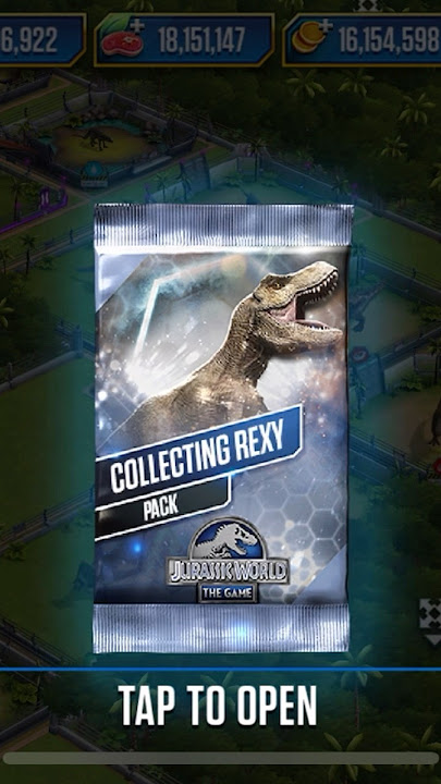 COLLECTING REXY PACK - JURASSIC WORLD THE GAME
