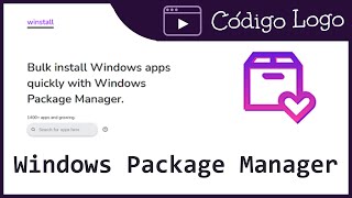 how to use windows package manager to install programs