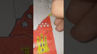 Spain Map - Part 8 #spain #flagdrawing #spanish #map #mapdrawing #spanien #españa #hispanic
