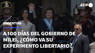 A 100 días del gobierno de Milei, ¿cómo va su experimento libertario en Argentina? | AFP