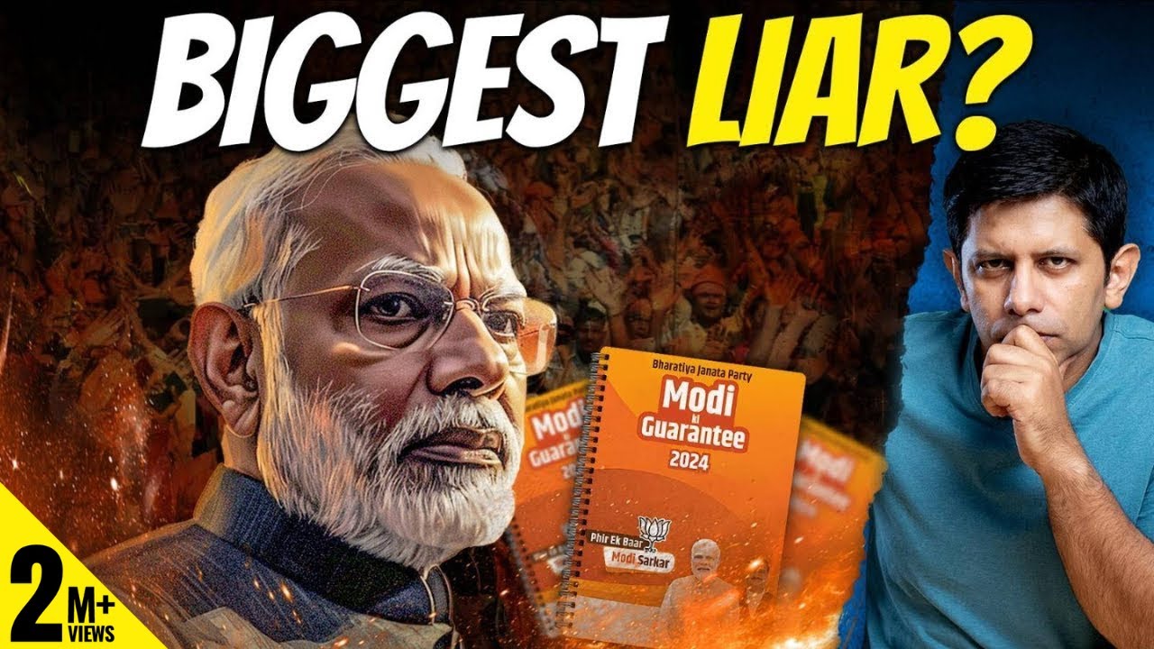Is Modi Misleading India Before Elections 2024  8 Big Lies  Akash Banerjee  Rishi