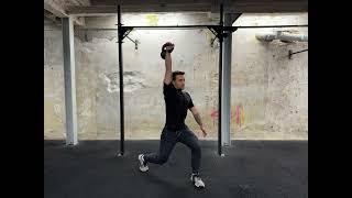 Single Arm Kettlebell Split Jerk