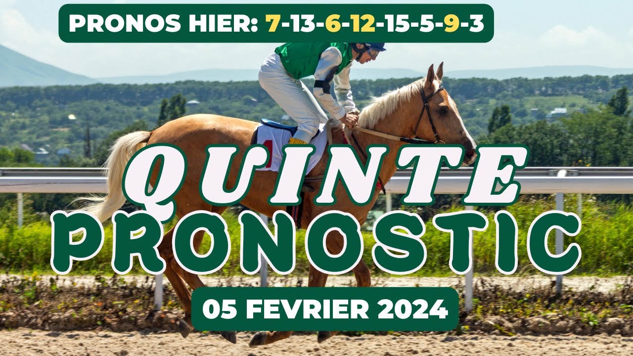 Les meilleurs pronostics pour la Quinte du jour au PMU - 05 Fevrier