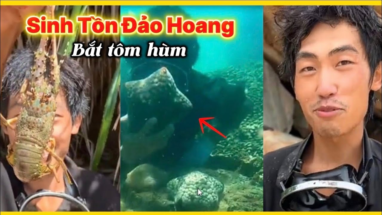 P3 Sinh Tồn 30 Ngày Trên Đảo Hoang - Đặt Lòng Bắt Tôm Hùm Sẽ Ra Sao?