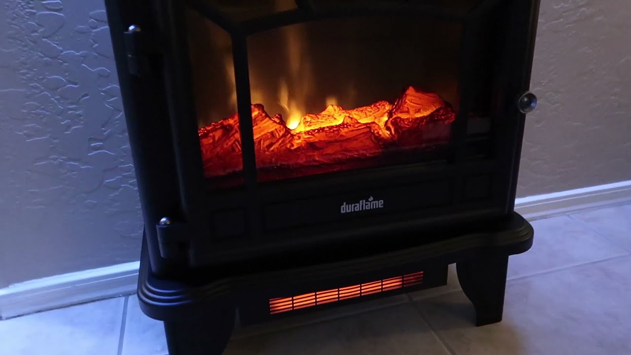 $129 Duraflame Infrared Quartz Electric Fireplace Stove Heater Unboxing -  YouTube