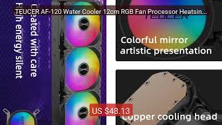 TEUCER AF-120 Water Cooler 12cm RGB Fan Processor Heatsink 120mm PC... — Top Rated 2026 | Buy Now!