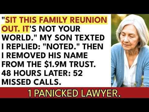 My Son Texted Me: 'Sit This Family Reunion Out, It's Not Your World.' I Just Replied: 'Noted.'