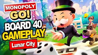 Monopoly Go! Board 40 - Lunar City Gameplay
