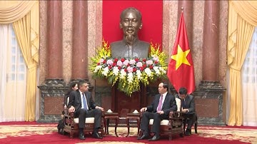 Chủ tịch nước Trần Đại Quang tiếp Chủ tịch cơ quan tình báo Nhà nước Bulgaria