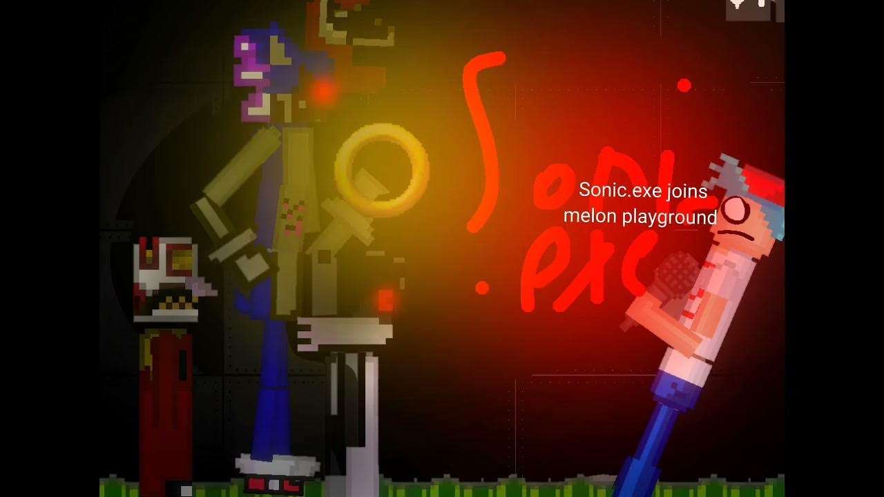 Sonic.exe joins melon playground trailer YouTube