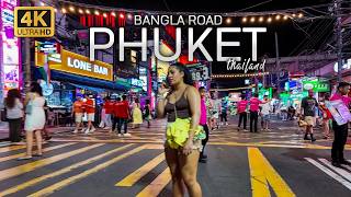 4K Hdr Bangla Road Phuket Thailand Patong Nightlife Full Walking Tour